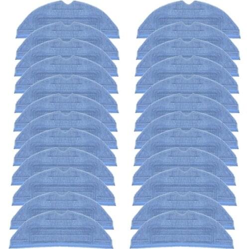24 PCS Mop Cloth For Xiaomi T7 T7plus S7 For Roborock Vacuum Cleaner Accessories Replacement Mop Rag