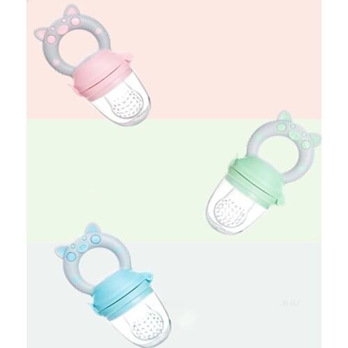1Pcs Baby Nipple Fresh Food Grade Silicone Baby Pacifiers Feeder Cartoon Pig Pattern Nipple Teat Pacifier Feeding Infant Supplie