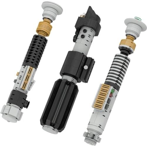 Spot MOC-35756 Home Decoration Wars Luke Lightsabers Combat Weapon Building Blocks Kits Bricks Model Kids Toys Xmas Best Gifts