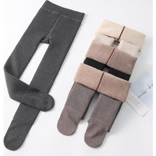 Winter Infant Girls Plus Velvet Pantyhose Childrens Leggings Thickening Childrens Babys Skinny Pants Winter Clothes