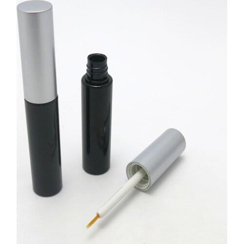 10ps 9ml Empty Black Eyeliner Container Bottle Tube with Brush make Up Empty Liquid Refillable Eyeliner Bottle Applicator Bottle