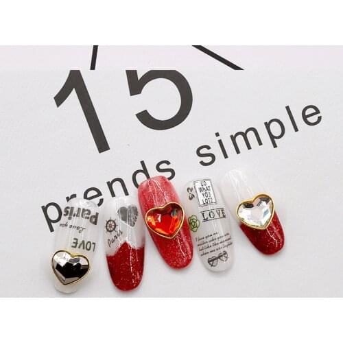 10Pcs/Lot 3D Charms Nail Art Decorations Nails Accessories Crystal Diamonds Stone Strass Rhinestones Glitter 3d jewelry