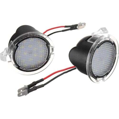 18 LED Under Mirror Puddle Light White Pair for Ford S-Max Mondeo Edge 605