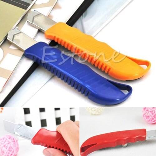 2Pcs New Utility Stainless Steel Slide Snap Off Cutter Blade Retractable school stationery office supply