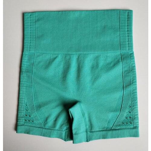 2020 Energy Seamless Shorts High Waist Women Fitness Workout Yoga Shorts Push Up Hip Super Stretchy Sports Running GYM Tights