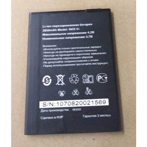 2850mAh 3.7V Battery For INOI 5i Mobile Phone Batterie Bateria Replace Parts
