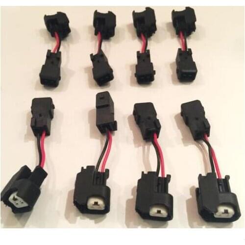 Free shipping 8/10/20/50/100 pcs LS1 LS6 LT1 EV1 Engine wire Harness to LS2 LS3 LS7 EV6 Injector Adapters