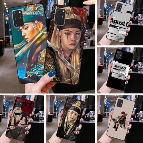 Agust D S-Suga King Phone Case For Samsung Galaxy S21 Plus Ultra S20 FE M11 S8 S9 plus S10 5G lite 2020