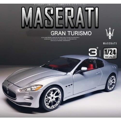 Bburago 1:24 Maserati GT Gran Turismo Assembly DIY Racing Diecast Model Kit Kits Car Toy New In Box Collection decoration
