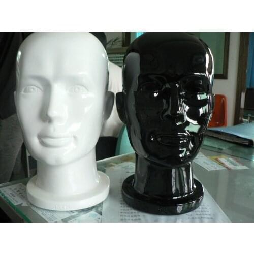 Free Shipping!! New Fashionable Men Head Mannequin Fiberglass Male Mannequin Head Best Value