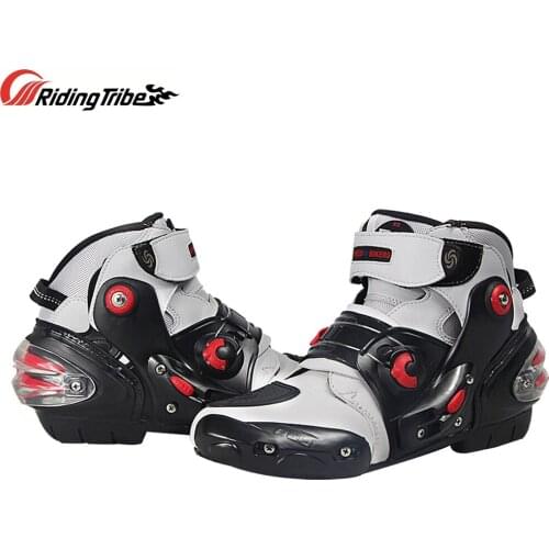Men Woman Motorcycle Riding Shoes Motocross Off-Road Racing Boot Anti-skid Anti Collision Moto Rider Feet Protector Gear A9001