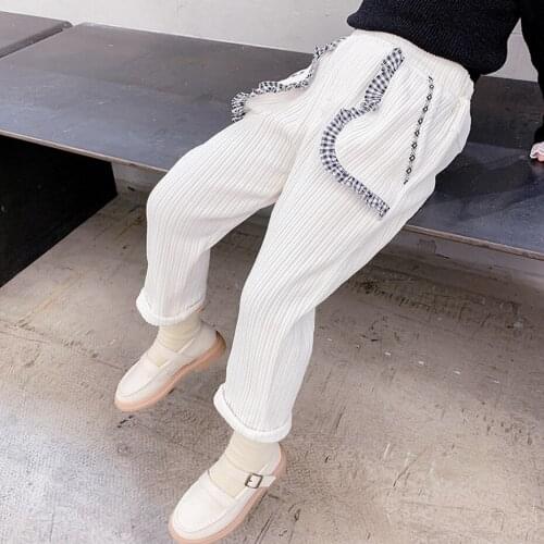 Pants For Girls 2021 New Kids Girls Pants Casual Style Childrens Trousers Spring Autumn Kids Clothes