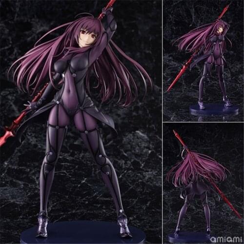 Anime Fate Grand Order Lancer Scathach 1/7 Scale Painted PVC Action Figure Collection Model Kids Toys Doll Gifts