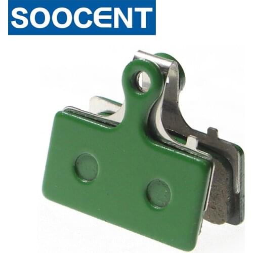 5 Pairs / Lot Green Semi-Metallic Bicycle Disc Brake Pads for Shimano M985 M785 M675 M666 M988 M987 M675 M615 S700 MTB Bike