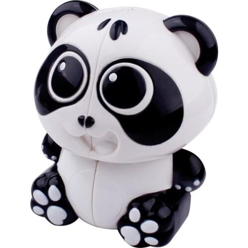 Original High Quality YuXin Panda 2x2x2 Magic Cube ZhiSheng 2x2 Animal Wisdom Speed Puzzle Christmas Gift Ideas Kids Toys