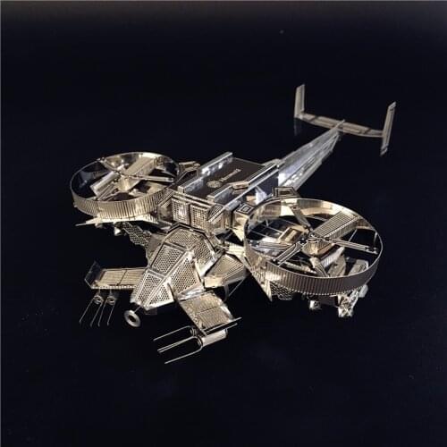 MMZ MODEL Microworld 3D metal Puzzle Avatar Scorpion helicopter model DIY laser cutting Jigsaw puzzle Toys for adult