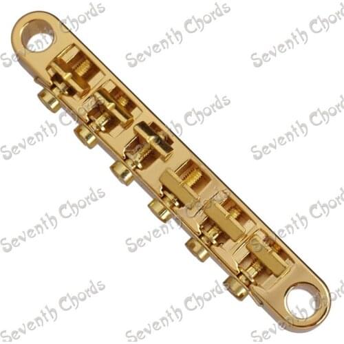 QHX Gold 6 String Saddle Electric Guitar Bridge guitar accessories parts Musical instrument