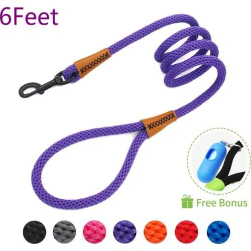 Dog Leash Nylon Pet Dog Puppy Walking Running Strong Leashes Training Rope Belt For Small Medium Large Dogs Pet Supplies