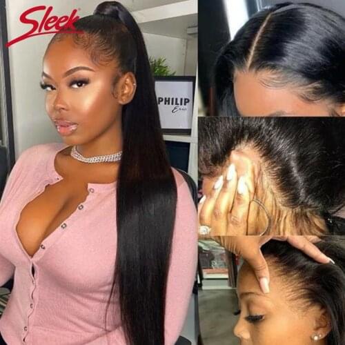 Brazilian Remy 360 Lace Frontal Wig Human Hair Wigs Straight Lace Front Wigs 360 Lace Wig Pre Plucked 4x4 Closure Wig Smooth Wig