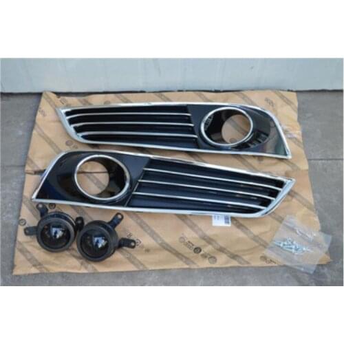 ABS Front and rear fog lamps decorative strip frame laminate car lamp For 11-18 AUDI A8 A8L 2011-2018