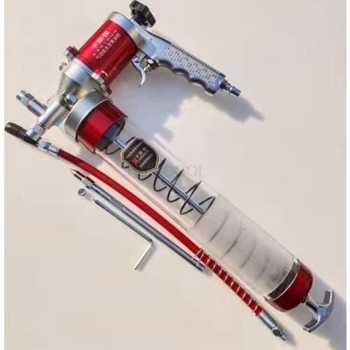 Caston transparent type pneumatic grease gun burst high-pressure rod self-absorption oil CAT bullet special grease gun