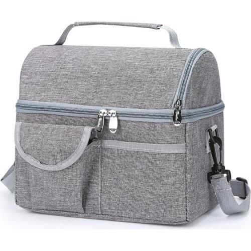 Portable Ice Pack Functional Pattern Cooler Lunch Box Portable Hand-held Lunch Box Bag Thick Aluminum Foil Lunch Bag