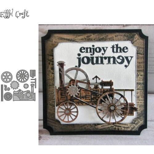 Retro Train Craft Paper Dies Cut Scrapbook For Card Making Car Splicing Diy Scrapbooking Dies Metal 2020 Nouveau Arrivage