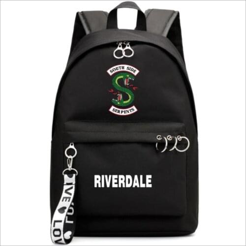 RIVERDALE South Side Backpack Harajuku School Bags for Girls&Boys College Students Laptop Backpack Casual Travel Rucksack