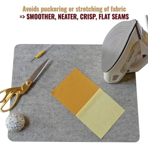 Wooly Felt Ironing Board Quilting Ironing Pad for Quilters – Wool Pressing Mat, Portable Wool Felted Iron Board