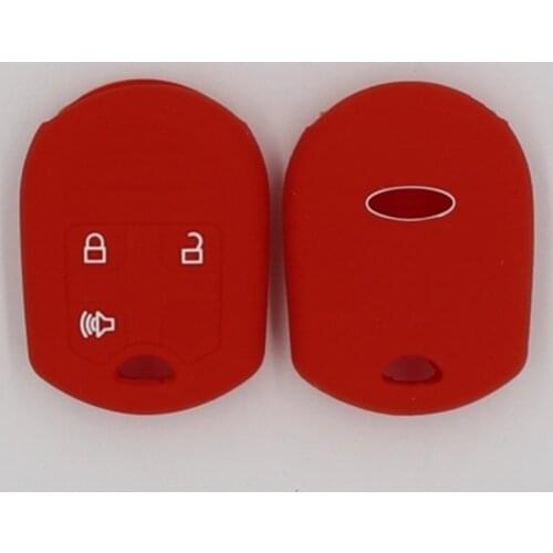 3PC Silicone Car Remote Key FOB Case for Ford F-150 F-250 Mercury Mazda Auto Keyless Cover