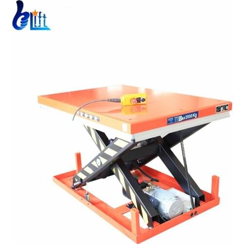 China Manufacture Factory European Standard Stationary Scissor Hydraulic Lift Tables