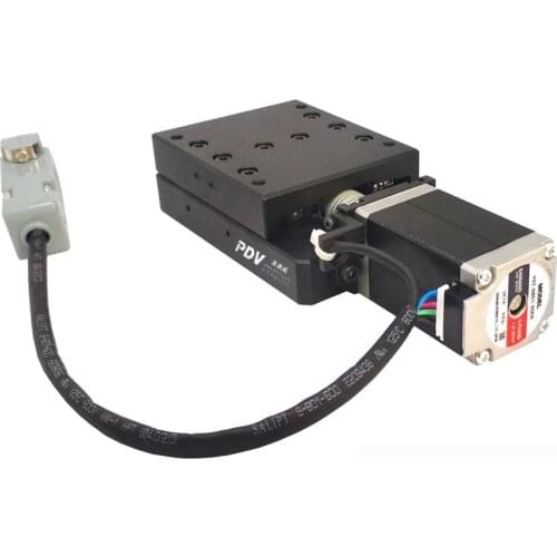 PP110-30H Precise Electric Translating Platform, X-axis Displacement Station, Motorized Linear Stage High Percision linear Stage