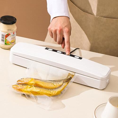 Vacuum Sealer Packaging Machine 220V/110V Household Food Vacuum Sealer Film Sealer Vacuum Packer Including 10Pcs Bags