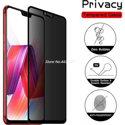 Privacy Tempered Glass for OPPO Reno 6.6 Realme 3 2 Pro Anti-Peep Screen Protector 9H Glass Film for VIVO Reno 6.4 Anti Glare