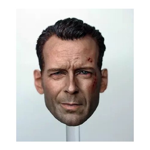 1/6th Scale Bruce man Head Sculpt Never Die