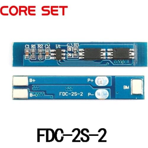 2PCS 2S 3A 7.4V/8.4V 18650 Li-ion Lithium Battery Charger Protection Board Battery Charging BMS Over Charge-Discharge Module