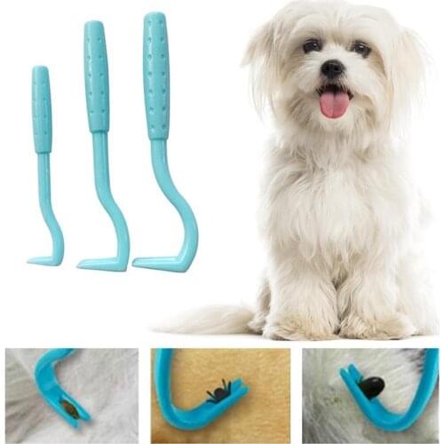 3PCS Pet Flea Remover Tool Scratching Hook Remover Pet Cat Dog Grooming Supplies Tick Picker Flea Removal Tool Pet Comb