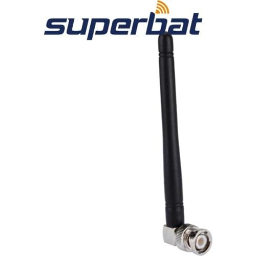 Superbat WIFI Antenna 2.4GHz 3dBi Omni BNC Plug Right Angle for Wireless Router &WLAN PCI card