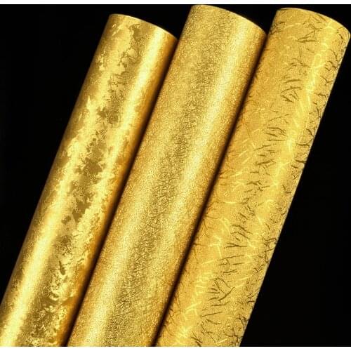 Beibehang Luxury Floral Wall paper Modern Embossed Gold Wallpaper For Walls Papel De Parede Wallpaper Roll Tapete Vinyl