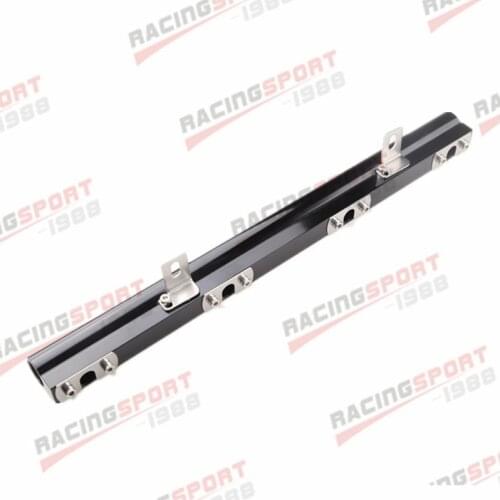 For Volvo 240, 740, 940 High Flow CNC Billet Aluminum Alloy Fuel Rail Black