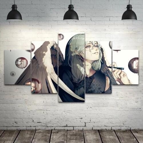 HD Prints Wall Art Jujutsu Kaisen Pictures 5 Panel Modular Home Decor Mahito Canvas Painting Anime Poster Restaurant Framework