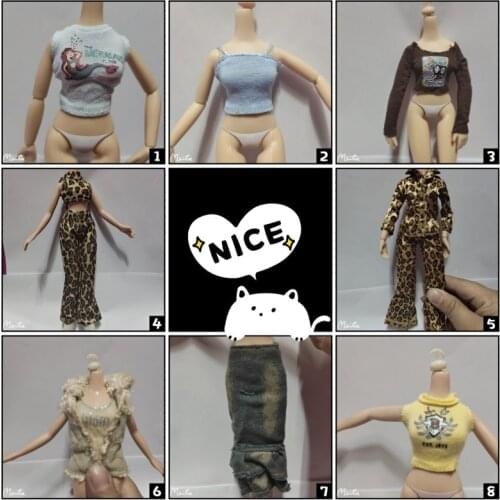Quality Monstering High Doll Dressing Soft Casual Wear Handmade Clothes Outfit Doll Clothing Set Girl Playing House Toys b2