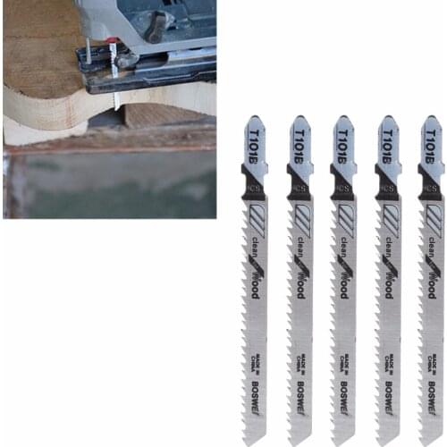 T101B HCS 100mm Jigsaw Blade Clean For Wood T-Shank Jig Saw Blades m18