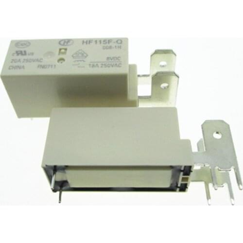 HOT NEW 12V relay HF115F-Q-012-1H HF115F-Q 012-1H JQX-115F-Q 012-1H 20A 12VDC 12V DC12V 20A 250VAC
