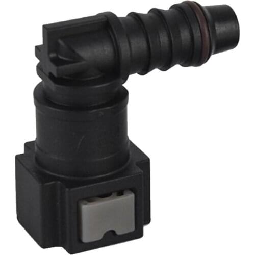 Motorcycle Hose Coupler ID6 Female 7.89mm Elbow Fuel Line Quick Connector E7CA