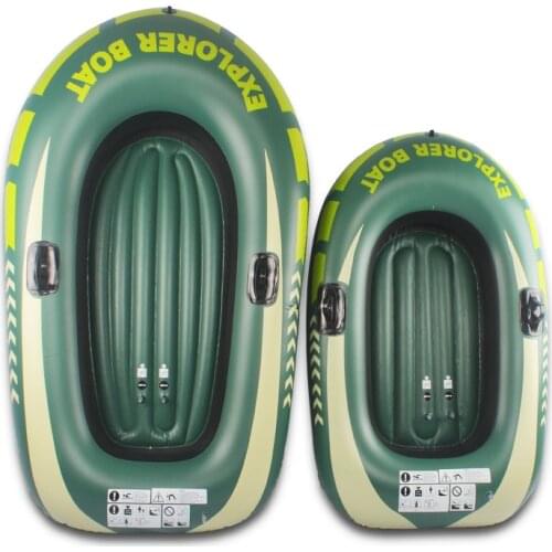 Inflatable Kayak Canoe Boat for Fishing Rafting Boat PVC Thicken Boat for 1-2 Person Women Men Water Sports Accessories