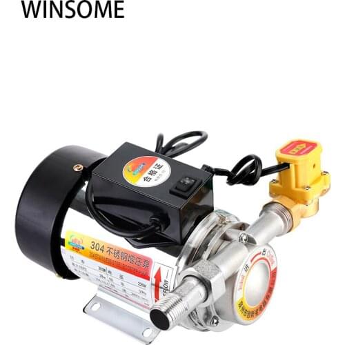 220VBooster Pump Household Automatic Solar Shower Bath Electric Water Heater Water Pump Pipeline Booster Pump Solar Water Pump