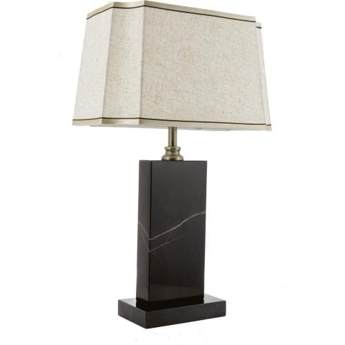 Marble Table Lamp Black Lamp Shade