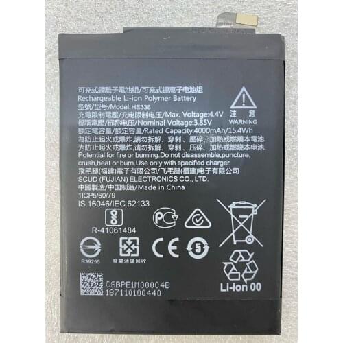 HST New Battery HE338 4000mAh Phone Battery For Nokia 2 Battery Replacement High Quality Lithium Polymer Batteries