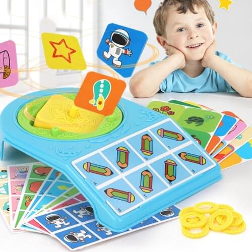 Children Montessori Educational Science Memory Toy Space Logical Thinking Training Parent-child Interactive Table Game Kid Gift
